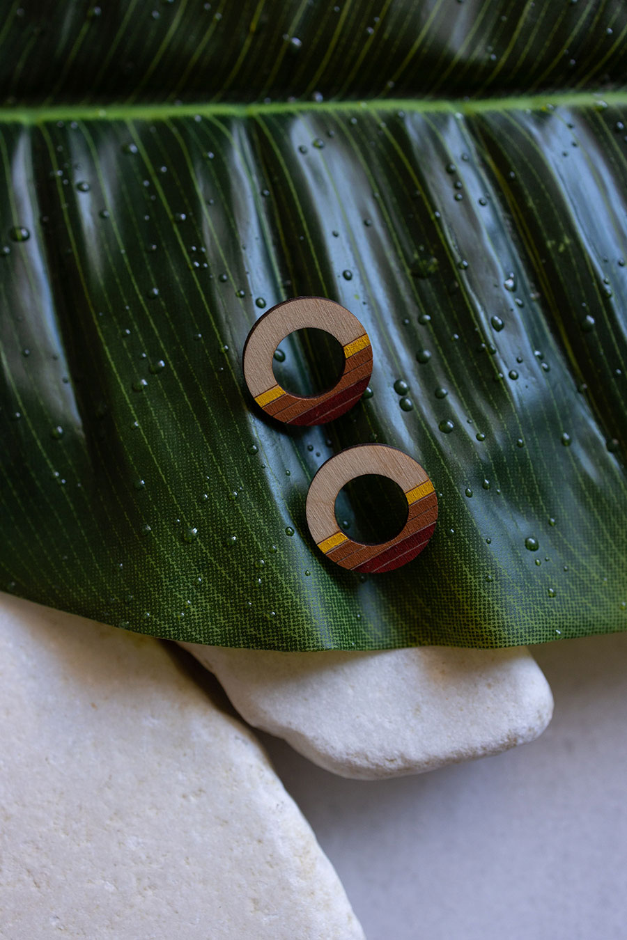 BuhoCrafts Colorful Circles Stud Earrings BuhoCrafts Colorful Circles Stud Earrings